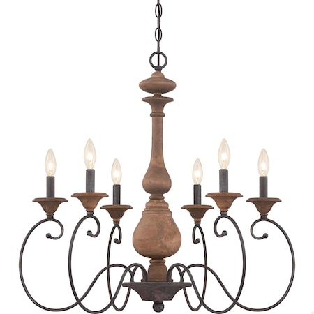 Quoizel Auburn Chandelier ABN5006RK